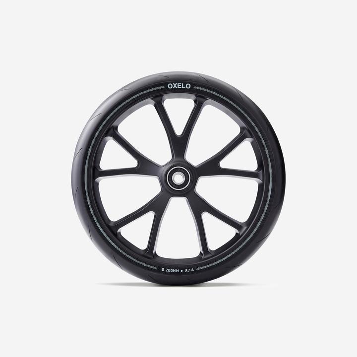 Actual product image Oxelo Adjusting wheel 200 mm polyurethane