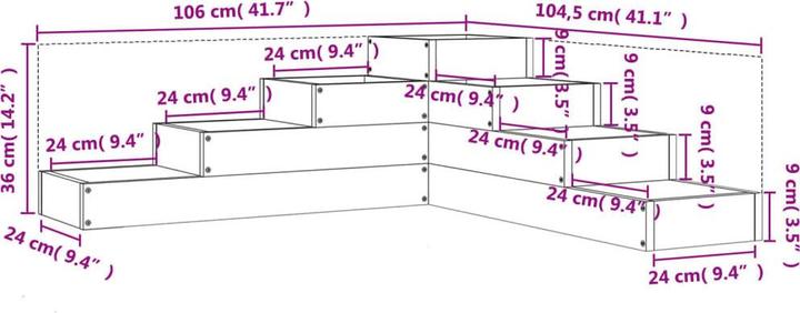 Immagine prodotto vidaXL Gartenpflanzgefäss