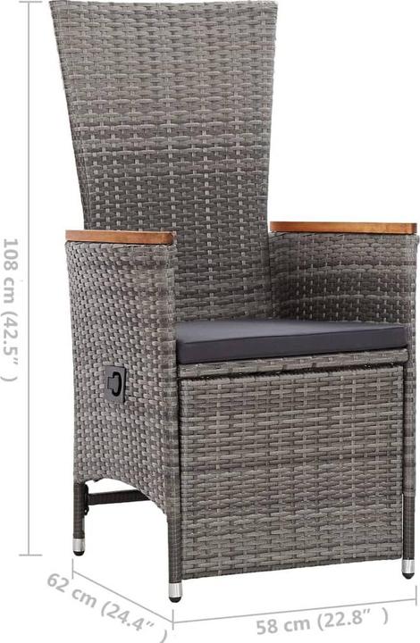 Produktbild vidaXL Outdoor Stuhl