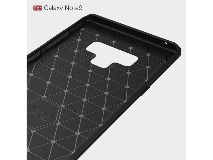 Actual product image Screenguard Samsung Galaxy Note9 Cover Carbon Brushed Soft TPU (Samsung Galaxy Note 9)
