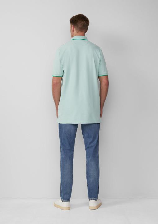 Actual product image S.Oliver Polo-Shirt Sportives Piqué-Poloshirt mit Kontrast-Details (XXL)