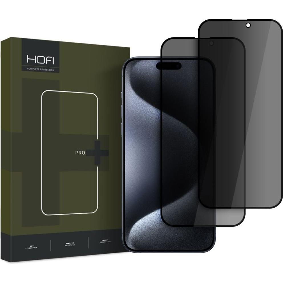 Hofi Anti-Spy Privatisierungsglas Pro+ 2-Pack Iphone 16 Privatsphäre (2 Stk., Apple iPhone 16) (49185158)
