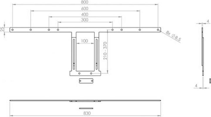Image du produit Hagor Composant de montage (support de caméra) pour caméra de vidéoconférence - noir - scan d'image