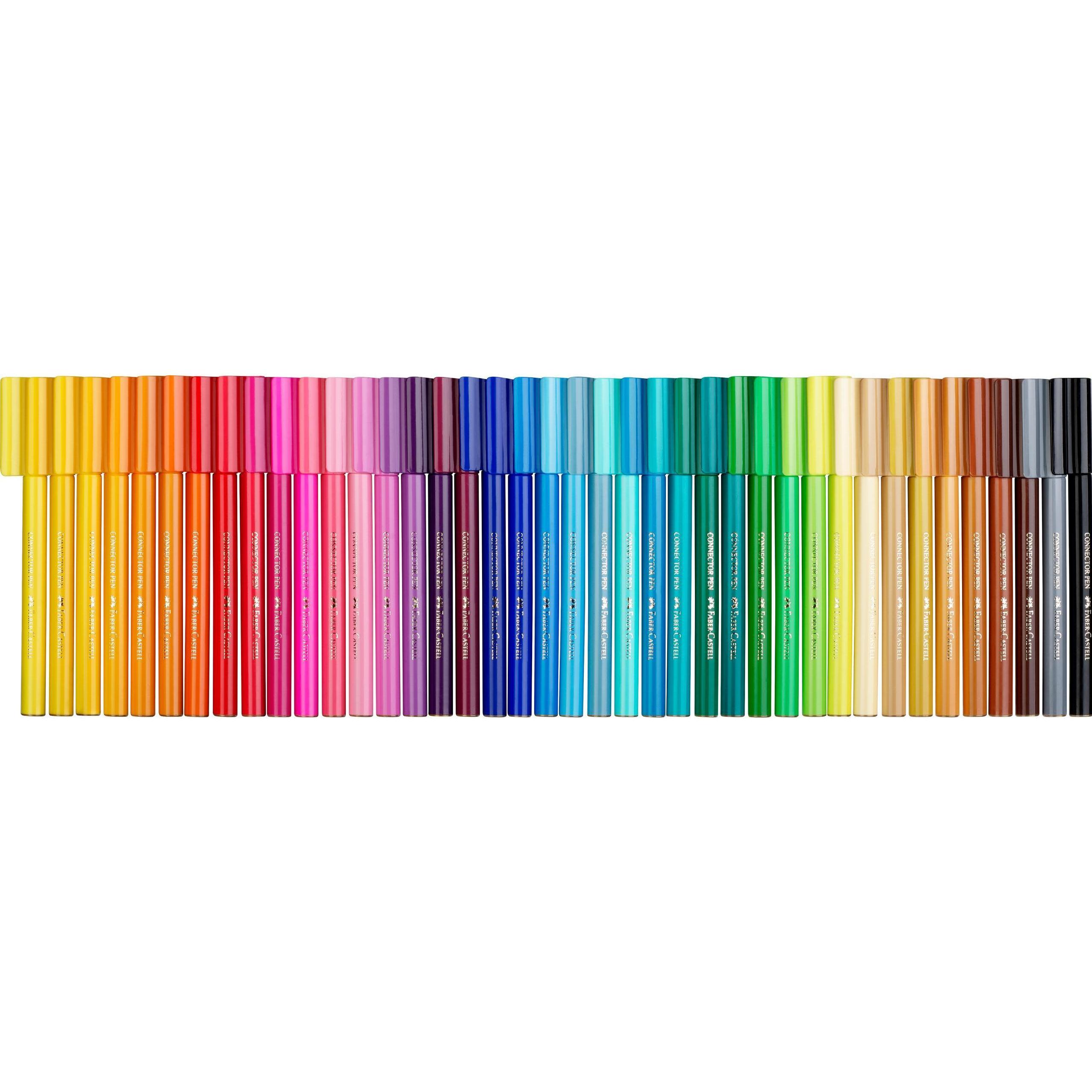 Thumbnail - Faber-Castell, Malstifte, Filzstifte Connector Reisekoffer (Mehrfarbig, 40 x)