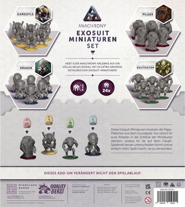 Produktbild Skellig Games Anachrony – Exosuit Miniaturen Set (Deutsch)