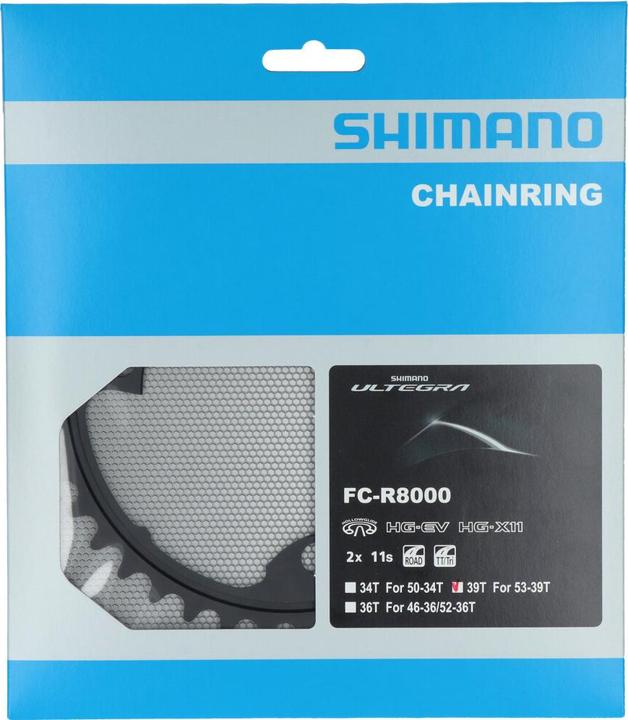 Productafbeelding Shimano Ultegra FC-R8000 kettingblad 11-speed MW (39)