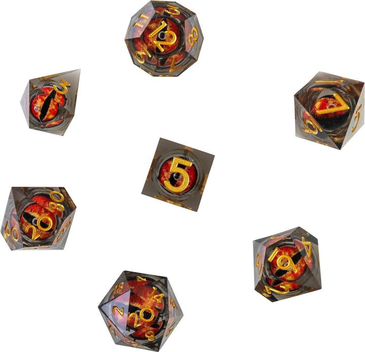 Productafbeelding Glass Staff Würfelset RPG Mystery Critstones