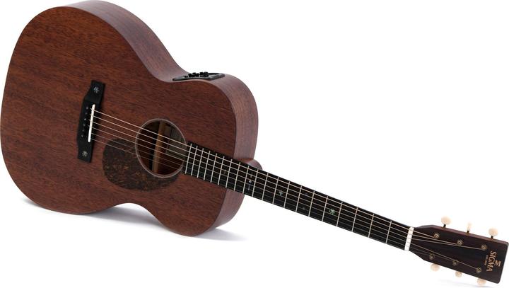 Actual product image Sigma Guitars S000M-15E electric-acoustic westerngitaar met gigbag (Electric guitar, Bone (saddle material))