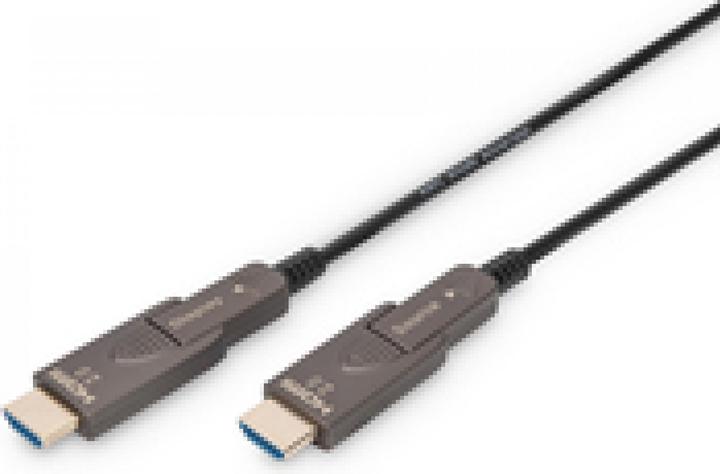 Digitus 4K - HDMI® AOC Hybrid Glasfaserkabel mit abnehmbaren Stecker (15 m)
