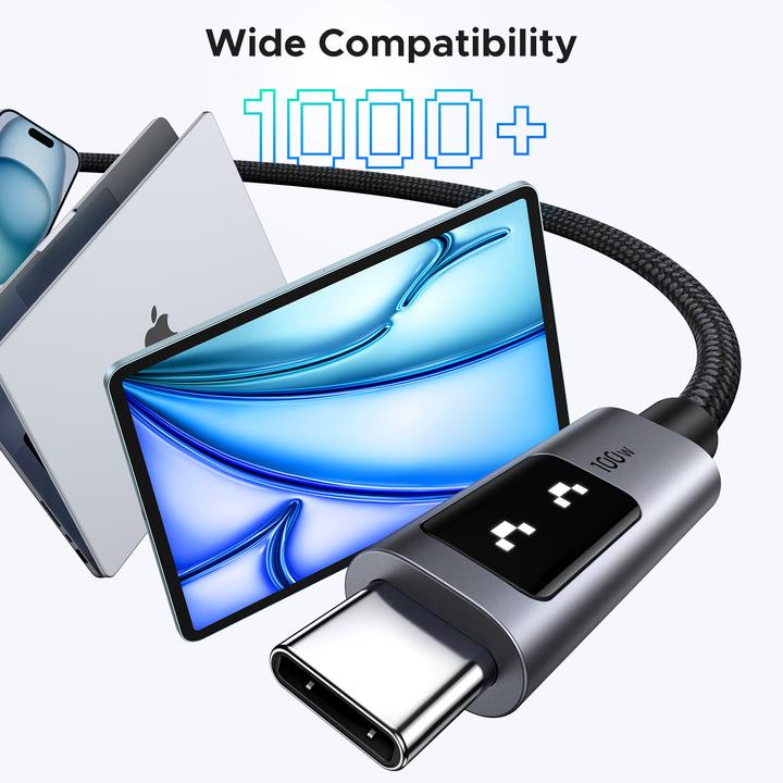 Actual product image Ugreen USB C — USB C (1 m, USB 2.0, 100 W)