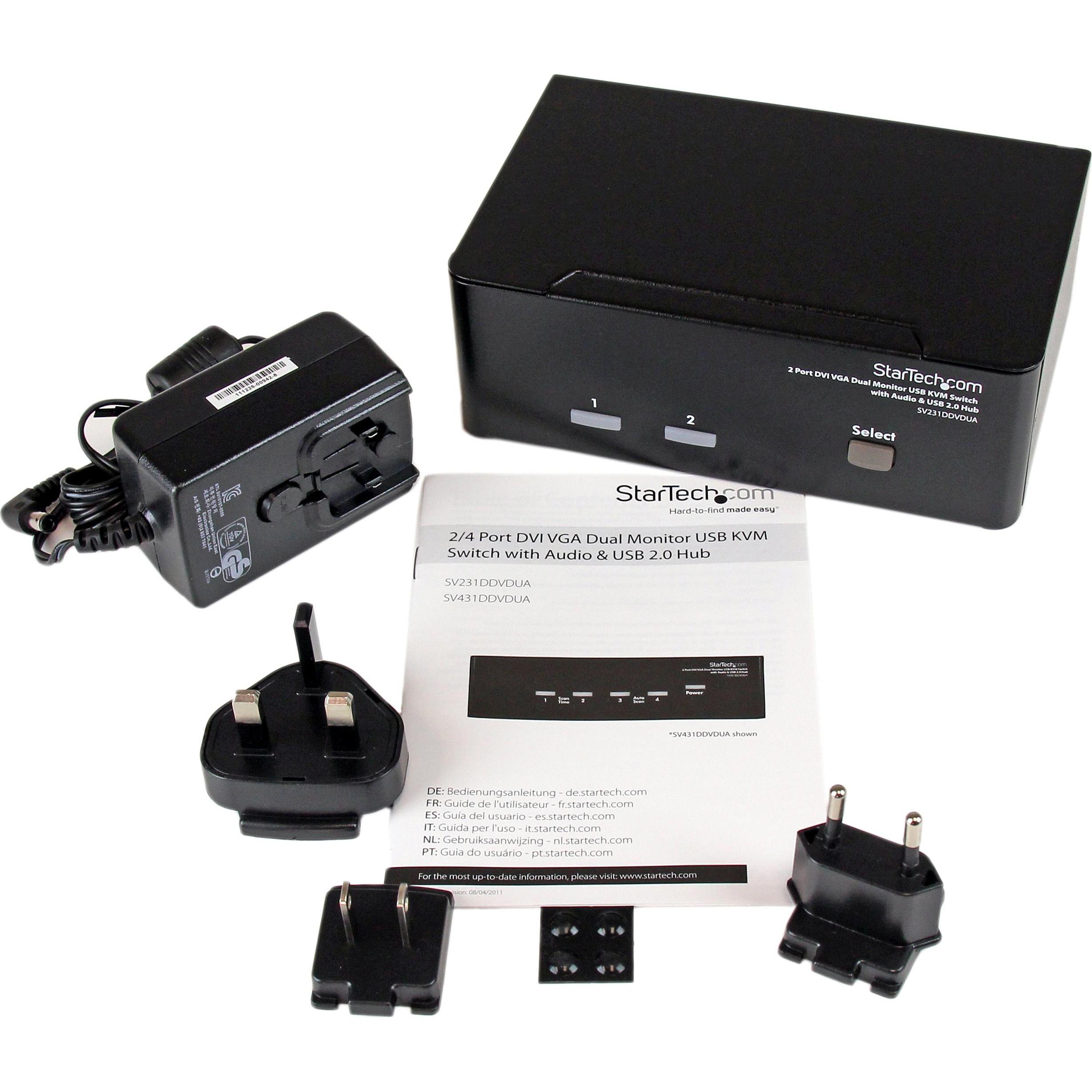 Thumbnail - StarTech 2 Port VGA Auto Switching Video Switch, KVM Switch, Schwarz