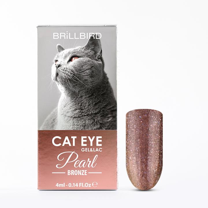 BrillBird Cat Eye Pearl Bronze 4ml (Gel-Effekt Nagellack)
