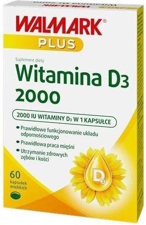 Produktbild Walmark + Vitamin D3 Forte 2000, 60 Weichkapseln