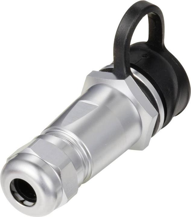 Actual product image Weipu SF1211/S3 I Round plug coupling, straight Total number of poles: 3 Series (round plug)