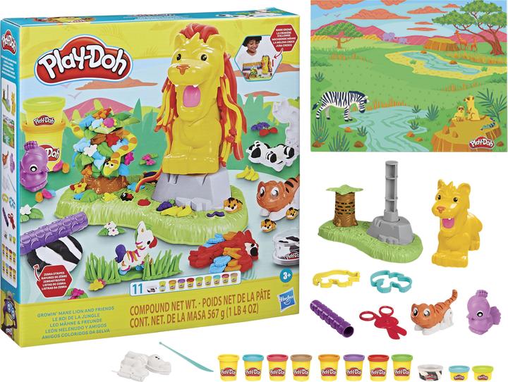 Image du produit Play-Doh Growin' Mane Lion & Friends