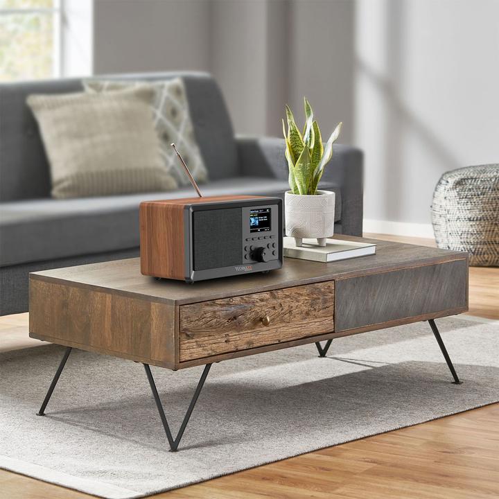 Produktbild Technaxx Retro DAB+ Radio: Digitalradio mit Bluetooth, Wecker, USB, AUX & Fernbedienung (DAB+, FM, Bluetooth)