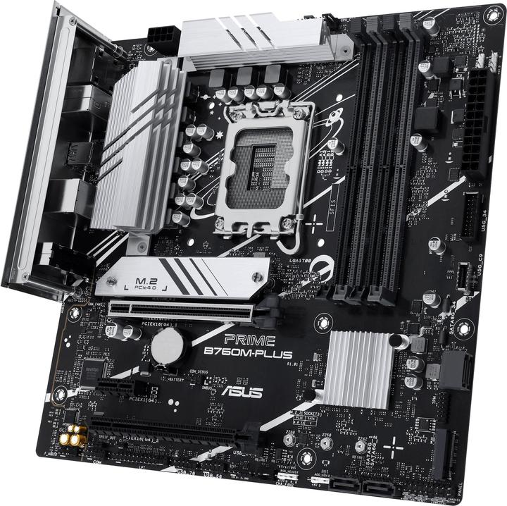 ASUS PRIME B760M-PLUS (LGA 1700, Intel B760, mATX)