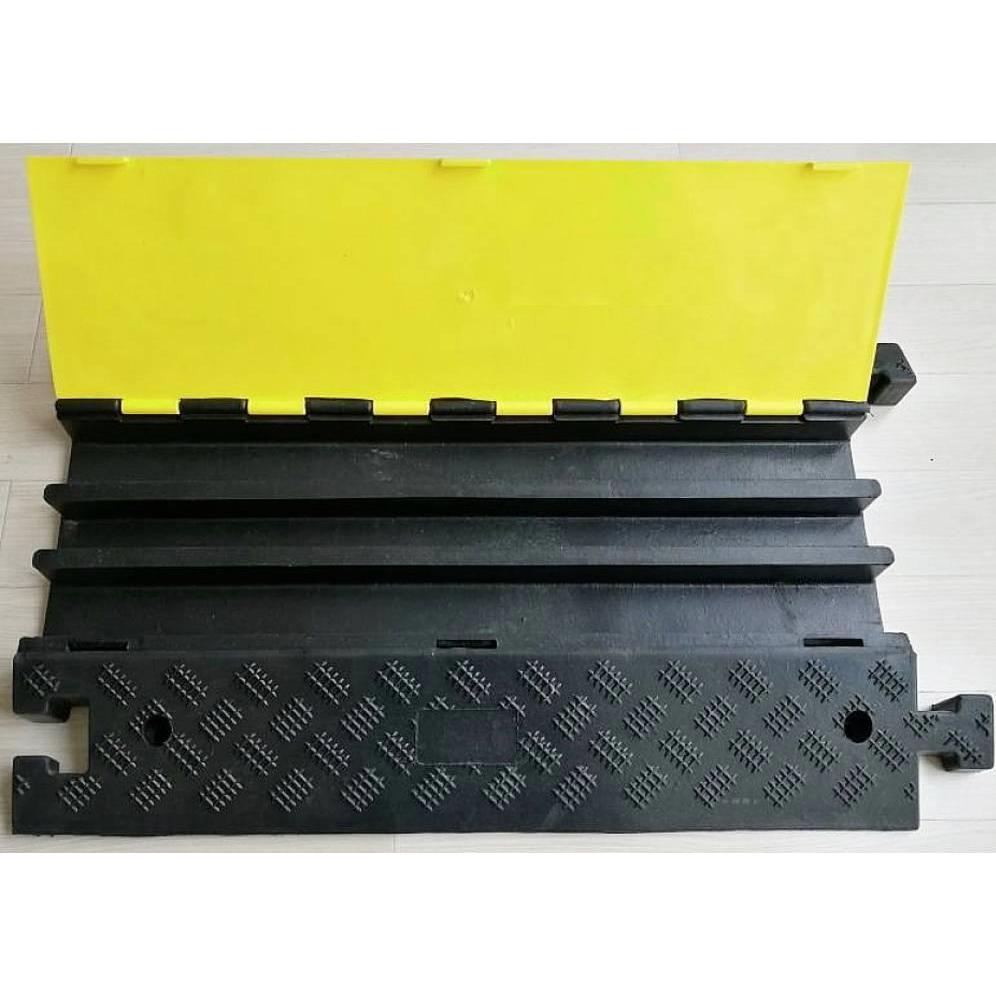 Vulcascot, Kabelschutz + Kabelführung, Kabelbrücke HD3 Schwarz/Gelb 0.9 m Inhalt: 1 St. (Kabelbrücke, 900 mm)