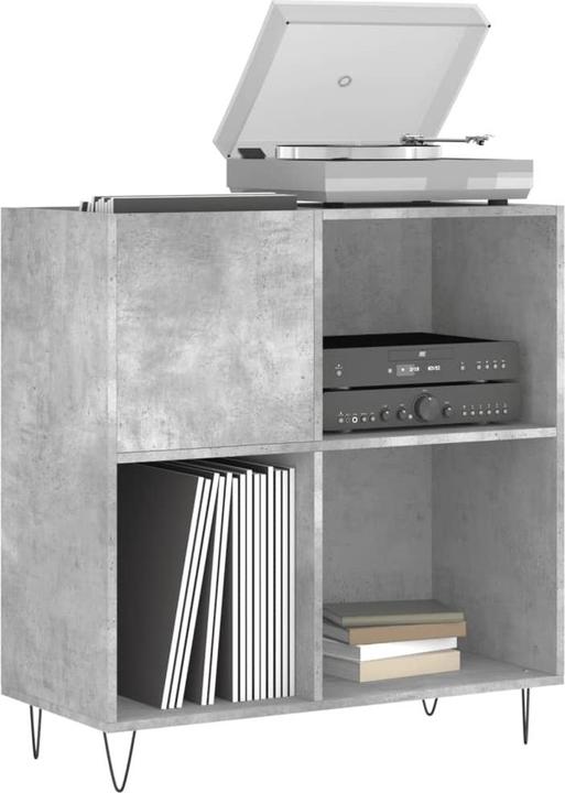 Image du produit VidaXL Plattenschrank Betongrau 84,5x38x89 cm Holzwerkstoff