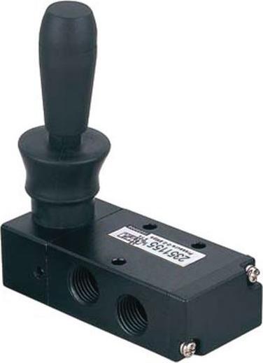 Produktbild RS PRO H Pneumatik-Steuerventil, manuell, 5/3, G1/4, 1/4Zoll