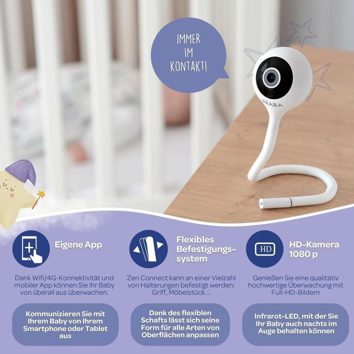 Immagine prodotto Beaba Video Baby Monitor Zen (Video e audio, 300 m)