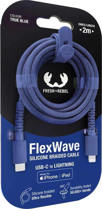 Produktbild Fresh'N Rebel Fresh 'n Rebel USB-C to Lightning Blue (2 m, 30 W)