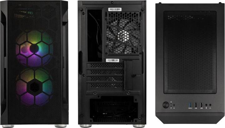 Produktbild Silverstone Fara H1M Pro Micro-ATX Gehäuse - Tempered Glass, ARGB (mATX, Mini-ITX, Mini-DTX)