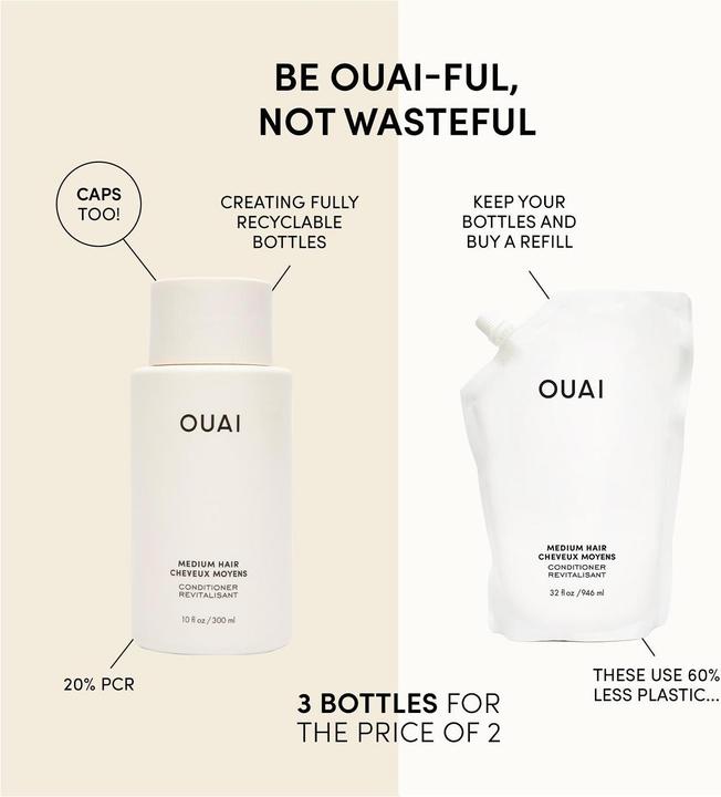 Actual product image Ouai Medium conditioner (300 ml)