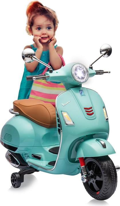 Actual product image Jamara Ride-on Vespa GTS 125 mint green 12V (12 V)
