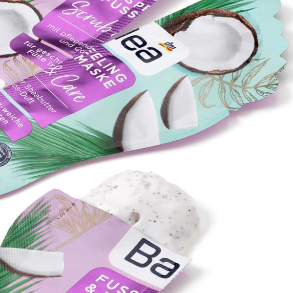 Immagine prodotto dm Balea Set scrub e maschera per i piedi (2 x 10ml) (Maschera del piede, 10 ml)