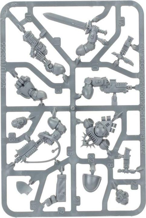 Actual product image Games Workshop Space Marines Lieutenant (Plastic)