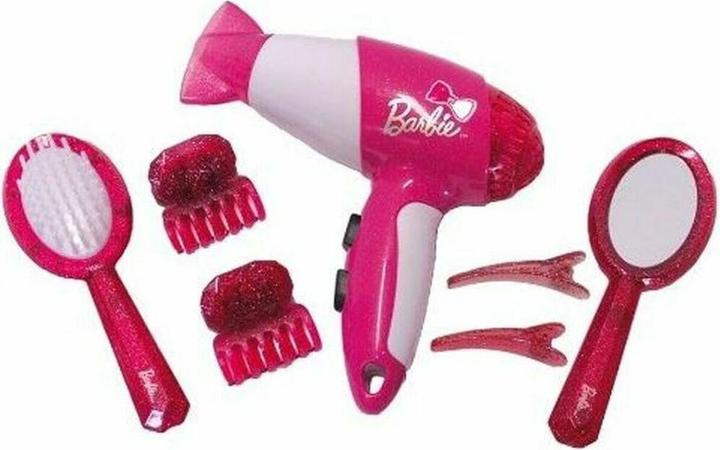 Actual product image Theo Klein Barbie hairdressing set with hairdryer
