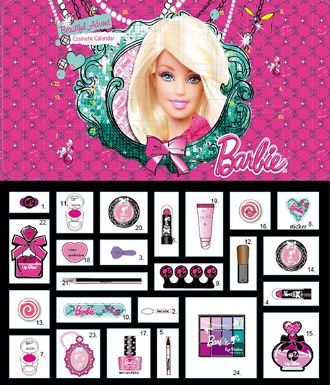 Actual product image Barbie Advent calendar