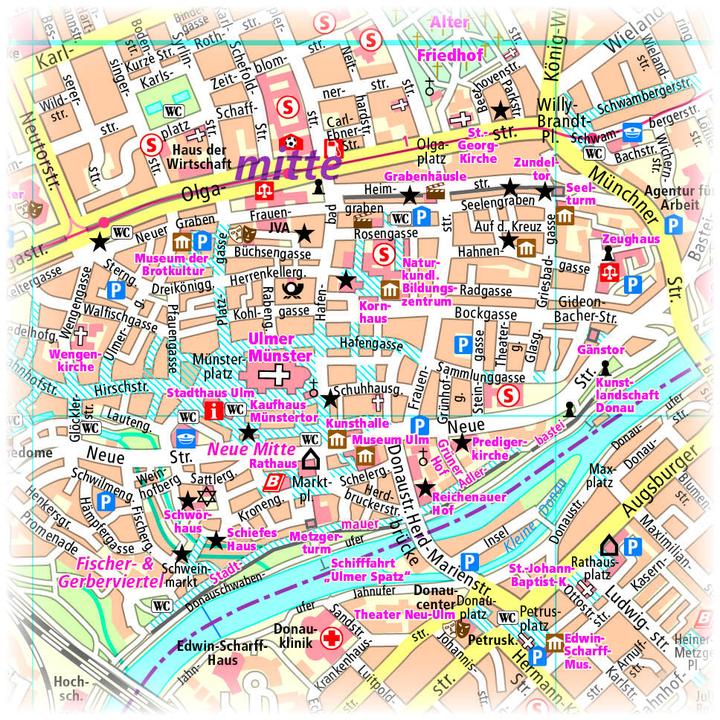 Produktbild PublicPress Stadtplan Ulm