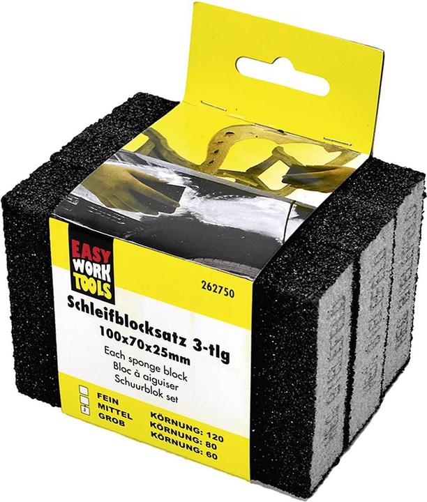 Produktbild Easy Work Schleifblocksatz (K120, K60, k80)