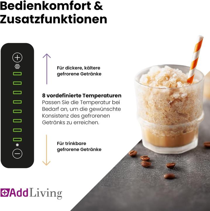 Produktbild AddLiving Slush & Eis Maschine mit 6 Programmen