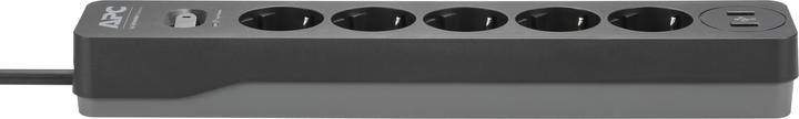 Immagine prodotto APC PME5U2B-GR Protezione di tensione 5 uscite AC 230 V Nero 1,52 m (5x, CEE 7/3, 1.52 m)