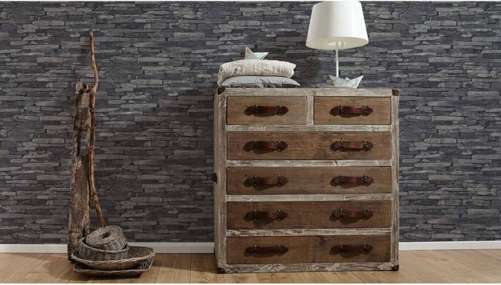 Actual product image A.S. Création Wood'n Stone (53 x 1005 cm)