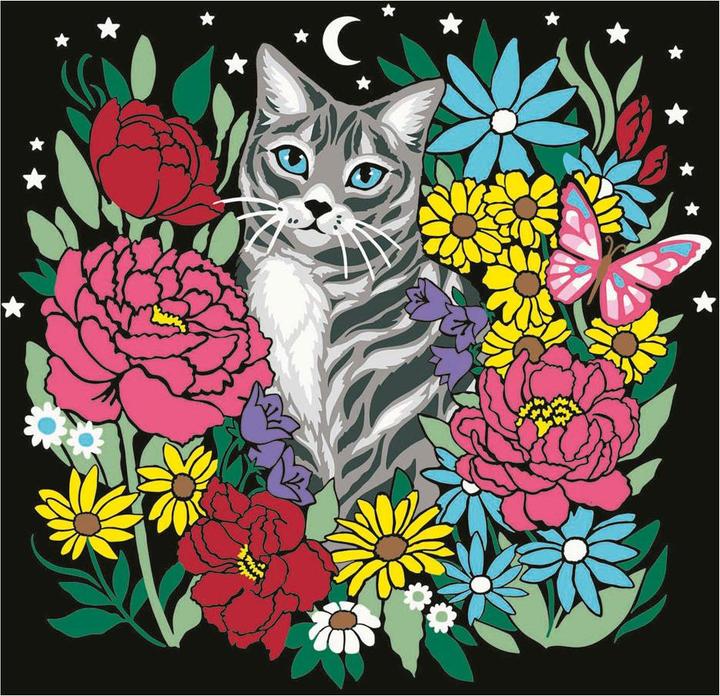 Actual product image Ravensburger CreArt Adults Trend - Pixie Cold: Katze