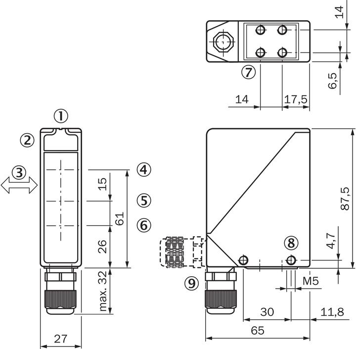 Produktbild Sick WT24-2X400