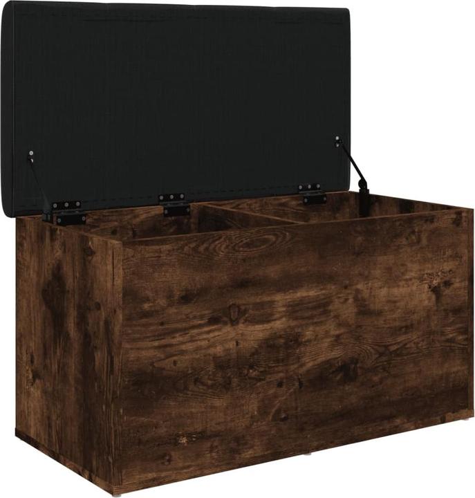 Immagine prodotto VidaXL Panca con contenitore in rovere fumé 82x42x45 cm (42 cm)