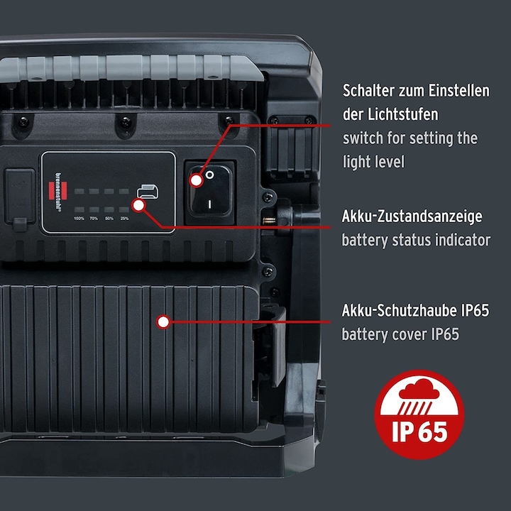 Actual product image Brennenstuhl Construction spotlight (4500 lm)