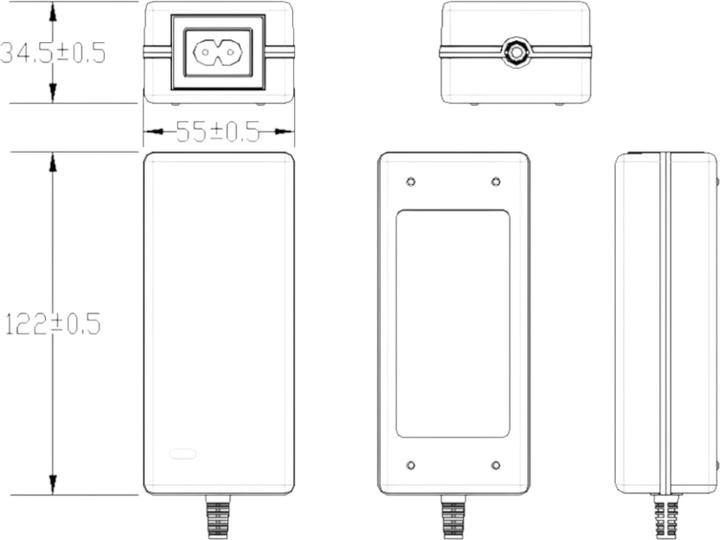 Produktbild DFRobot 12V DC 5A Netzteil AC/DC-Adapter 5.5mm/2.1mm Stecker
