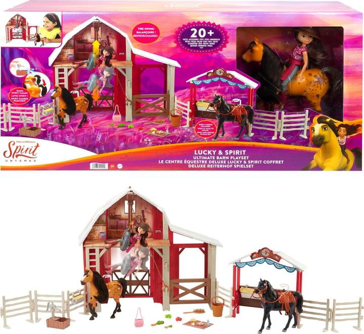 Actual product image Spirit Lucky & Ultimate Barn Playset