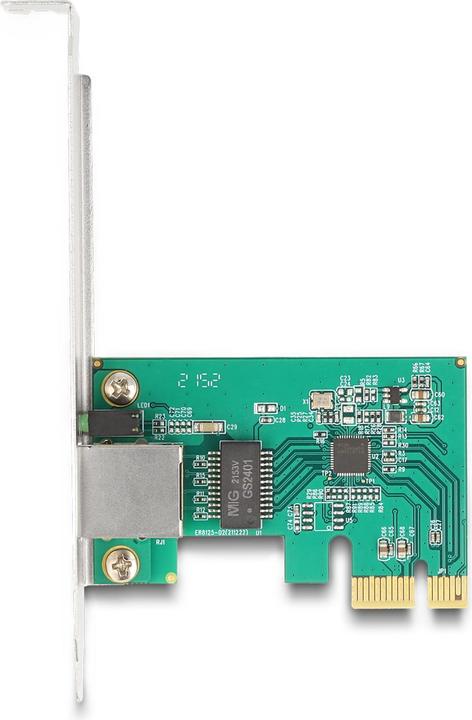 Produktbild Delock PCI Express x1 Karte zu 1 x RJ45 2,5 Gigabit LAN RTL8125 (PCI-E x1)