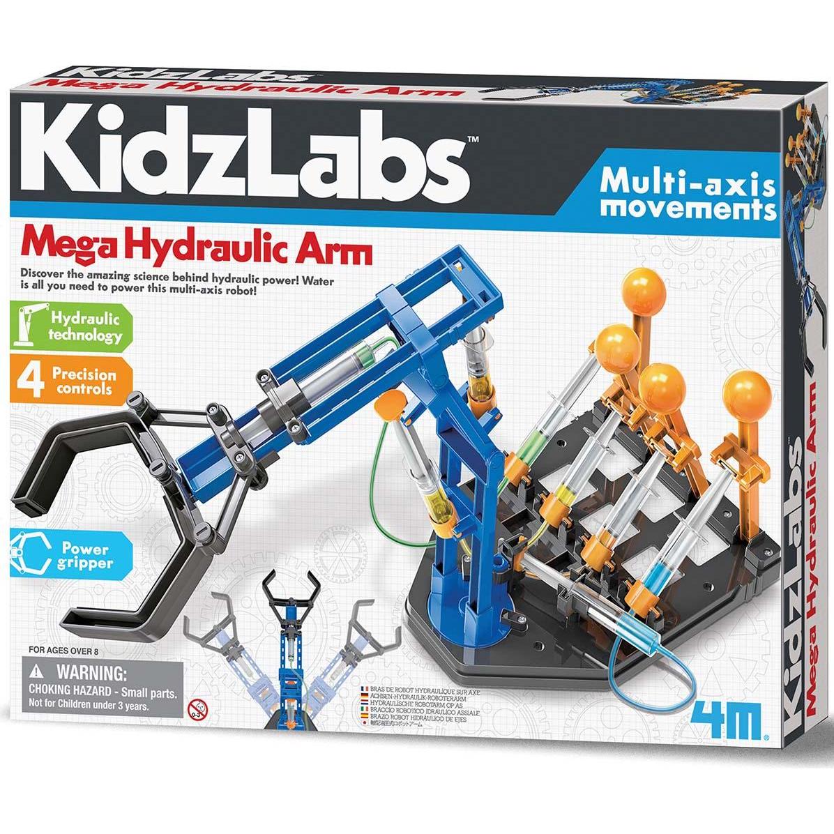 4M Kidzlabs: mega braccio idraulico 48x28cm (geassembleerd)