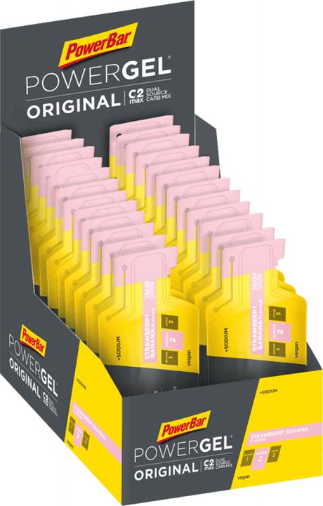 Powerbar PowerGel Original (Banane, Fraise, 24 pcs, 984 g)