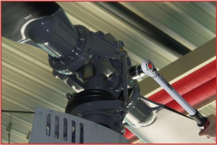 Produktbild KS Tools 1/2 ERGOTORQUE40-200 Rot, Ratschen-Drehmomentschl. (1/2", 40 - 200 Nm)