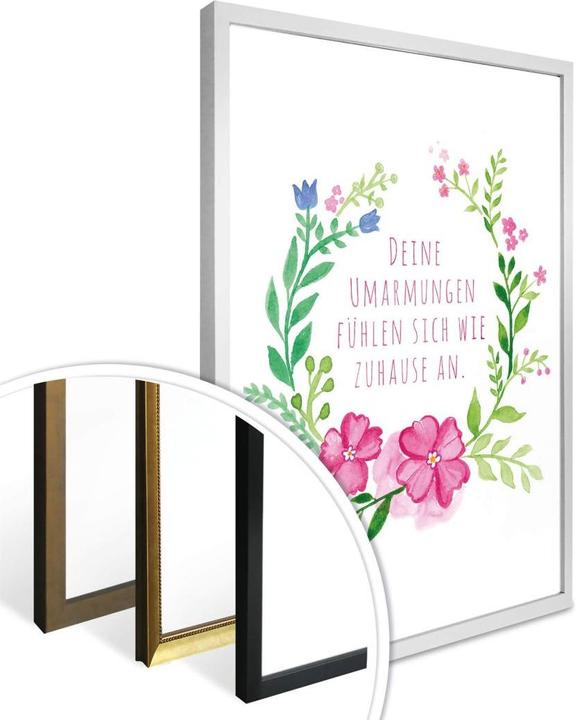 Actual product image Trenddeko Your hugs feel like home (30 x 40 cm)