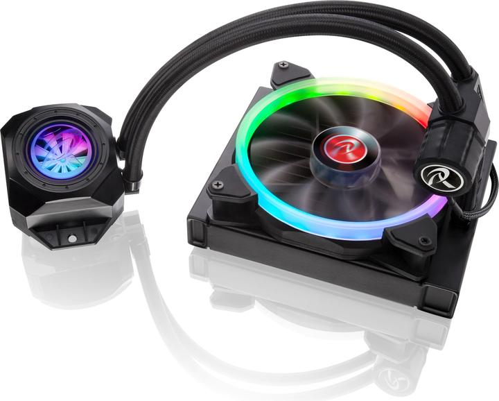 Actual product image Raijintek Orcus RGB Rainbow Complete Water Cooling System